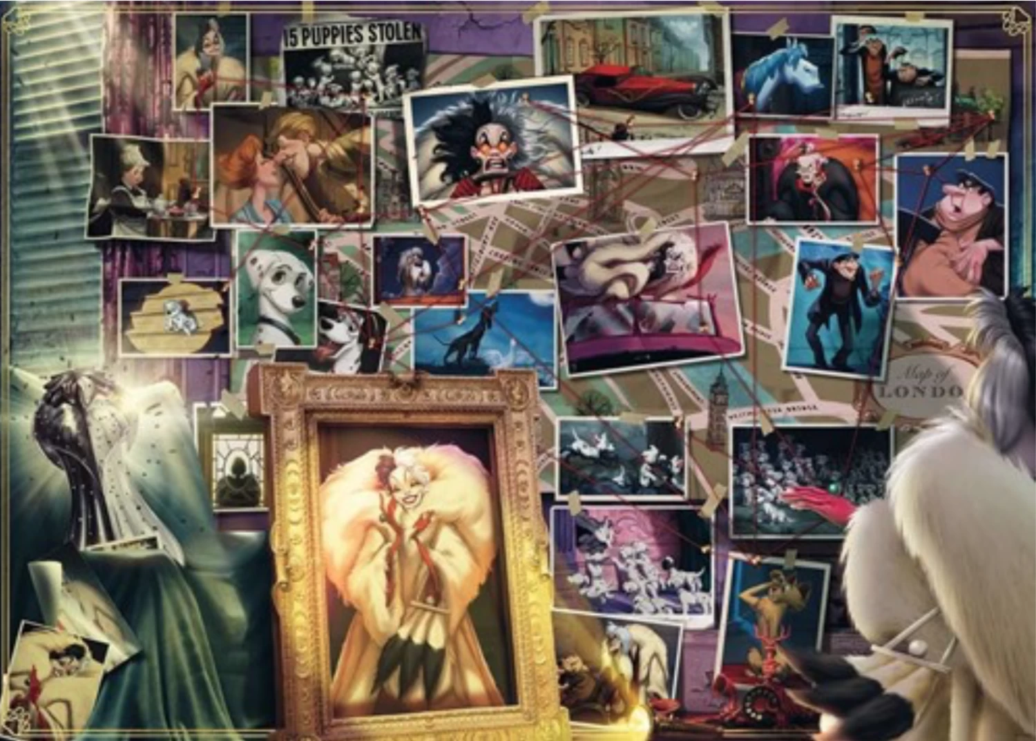 Ravensburger Villainous Cruella De Vil - Puzzel Van 1000 Stukjes - Afbeelding 2