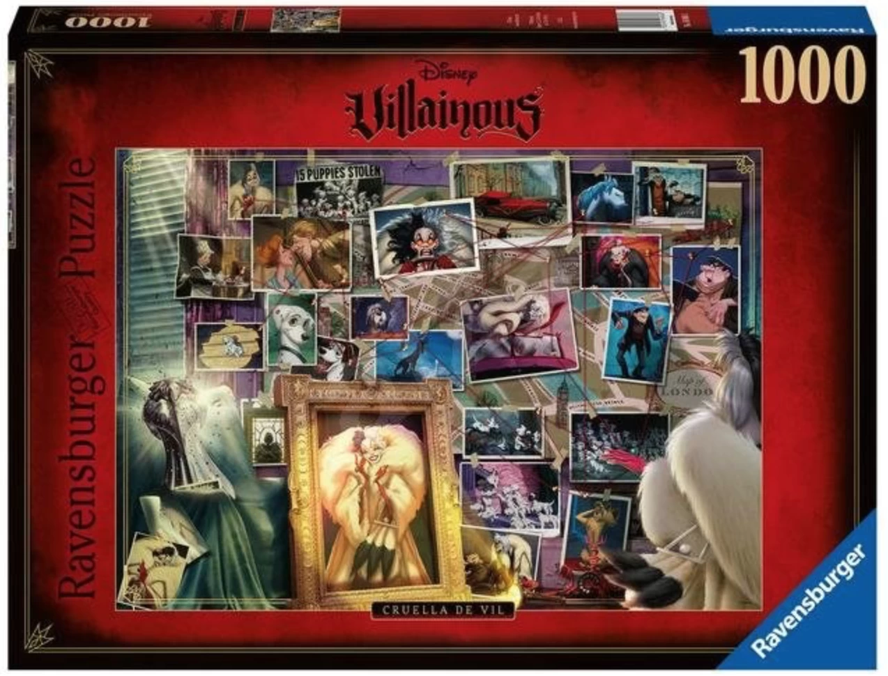 Ravensburger Villainous Cruella De Vil - Puzzel Van 1000 Stukjes