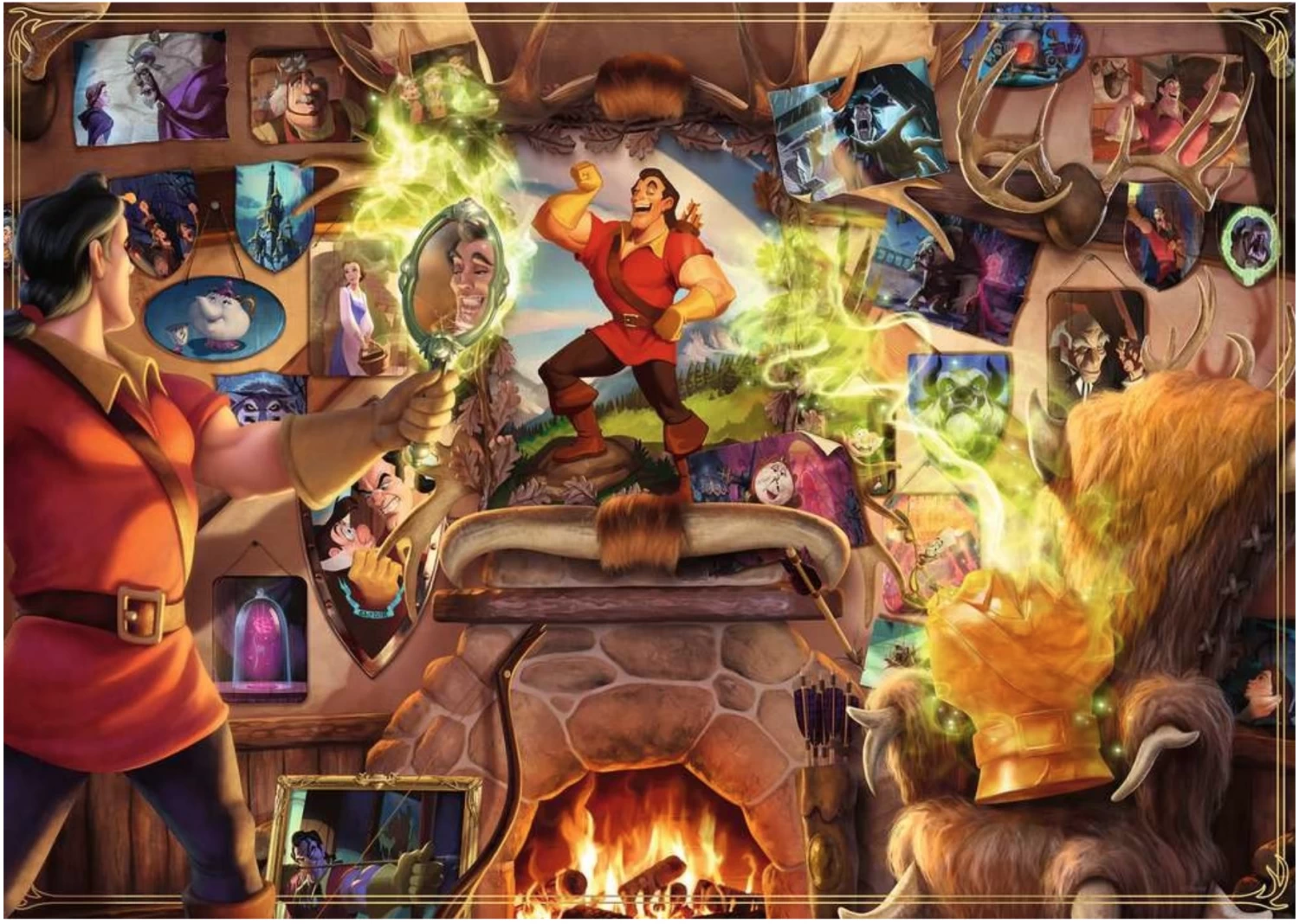 Ravensburger Villainous Gaston - Puzzel Van 1000 Stukjes - Afbeelding 2