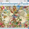 Ravensburger Wereldkaart Van Vlinders - Puzzel Van 3000 Stukjes
