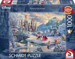 Schmidt Beauty And The Beast Winter - Thomas Kinkade - Puzzel Van 1000 Stukjes