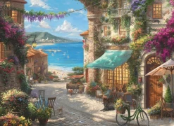 Schmidt Café Aan De Italiaanse Rivièra - 1000 Stukjes