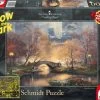 Schmidt Central Park - Glow In The Dark - Thomas Kinkade - Puzzel Van 1000 Stukjes