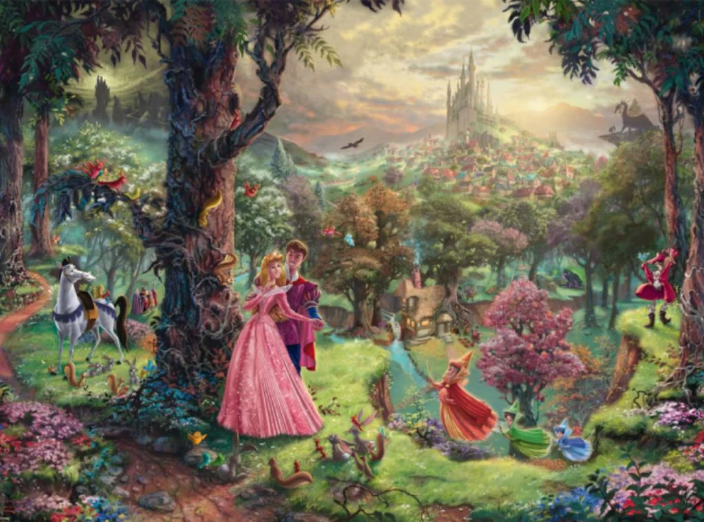 Schmidt Schone Slaapster - Thomas Kinkade - Puzzel Van 1000 Stukjes