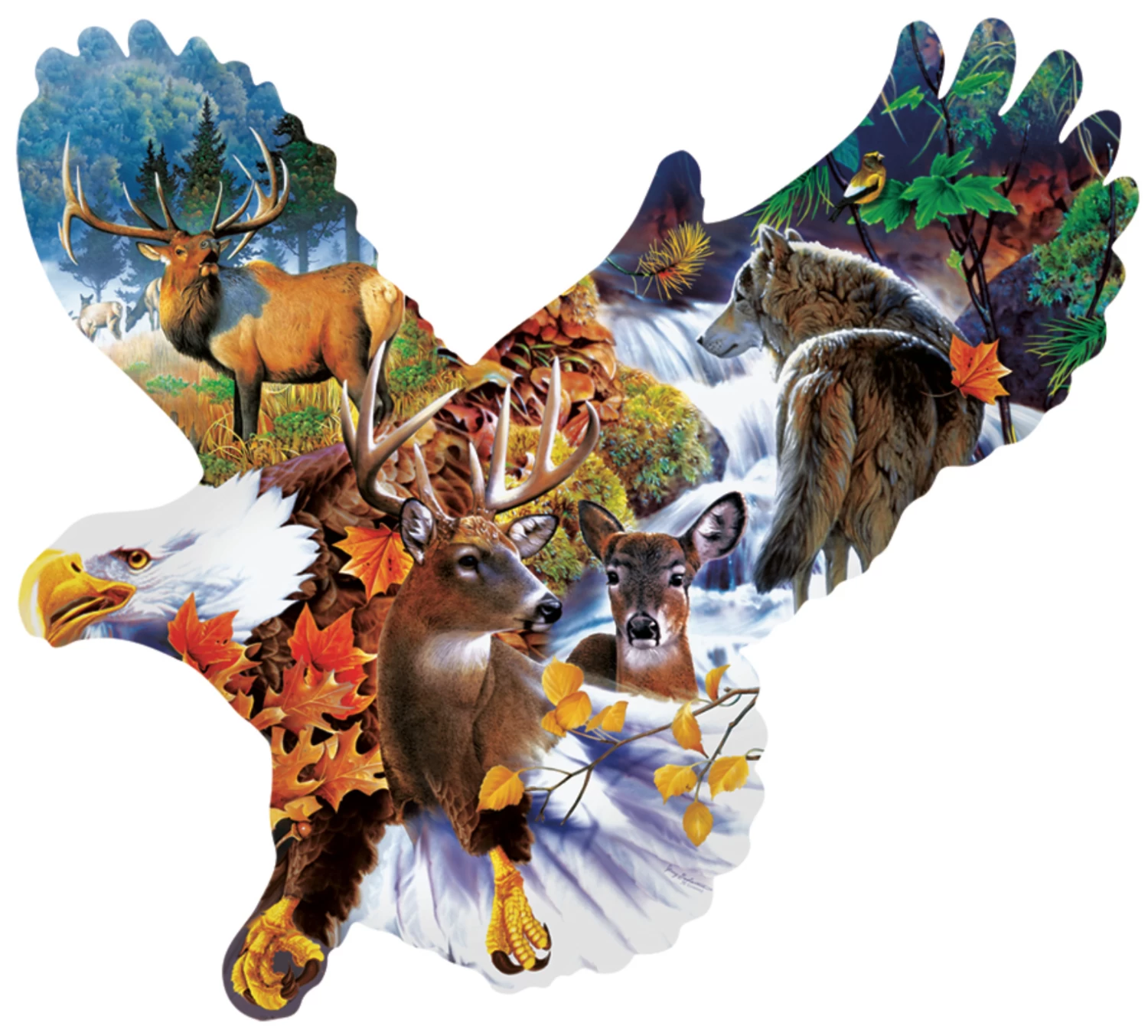 SUNSOUT Arend Van Het Bos - Legpuzzel Van 1000 Stukjes