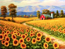 SUNSOUT Zonnebloemen In Bloei - Legpuzzel Van 300 XXL Stukjes